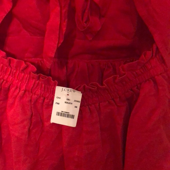 Linen red dress from J.Crew. - Picture 3 of 3